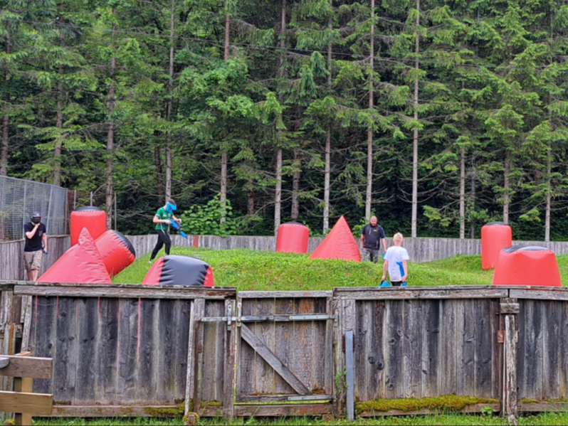 Kinderpaintball-Gelände